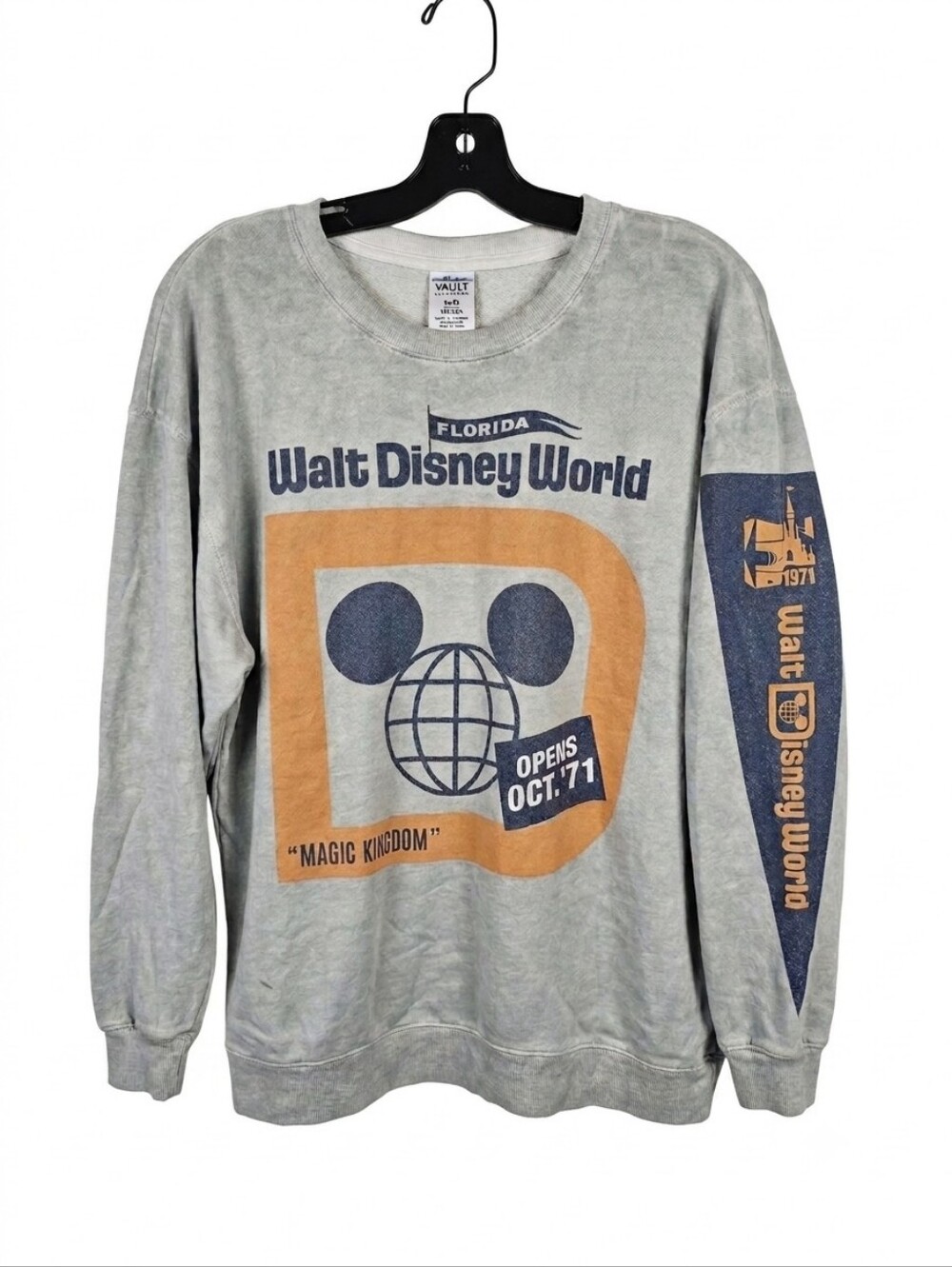 Disney Vault Collection 50th Anniversary Magic Kingdom Crewneck Sweatshirt M
